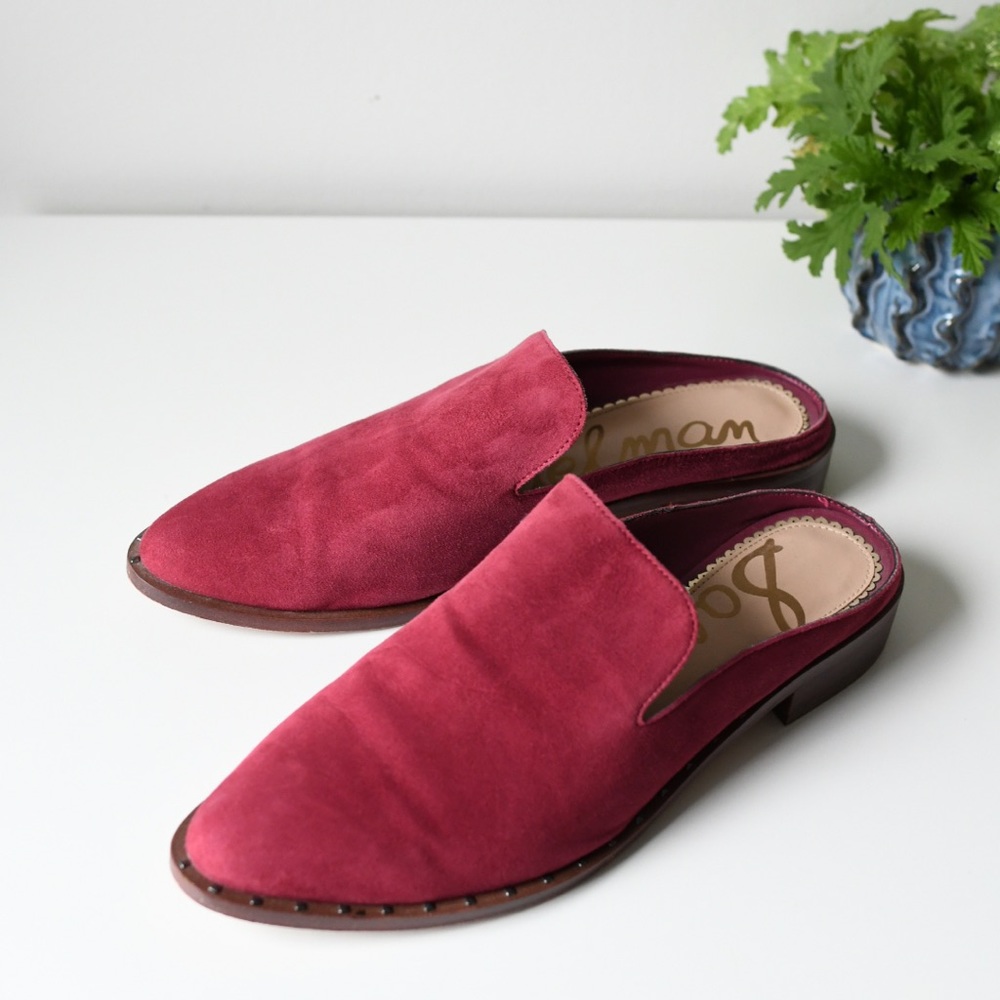 Sam Edelman Pink Suede Flats
